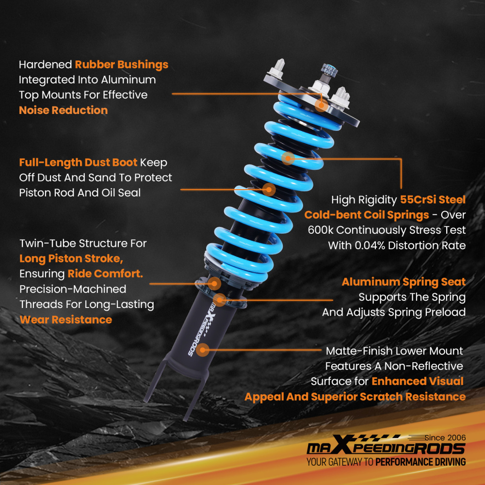 T6 Coilovers compatible for Mazda MX5 NC (06-15)