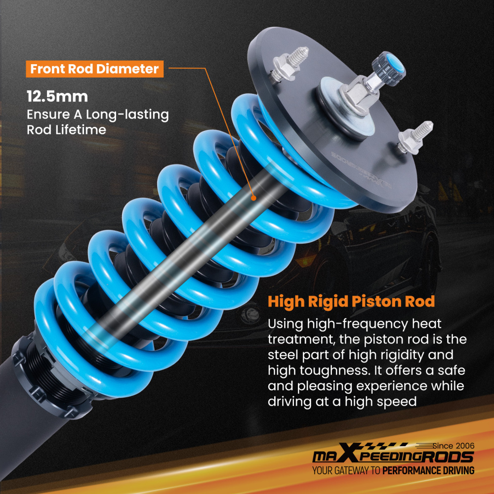 MaXpeedingrods T6 Coilovers Suspension Kit For 99-02 compatible for NISSAN SKYLINE R34 GT-S GTS