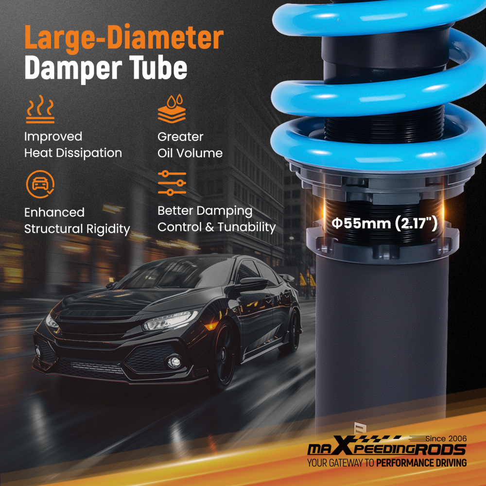 MaXpeedingrods T6 Coilovers Suspension Kit For 99-02 compatible for NISSAN SKYLINE R34 GT-S GTS