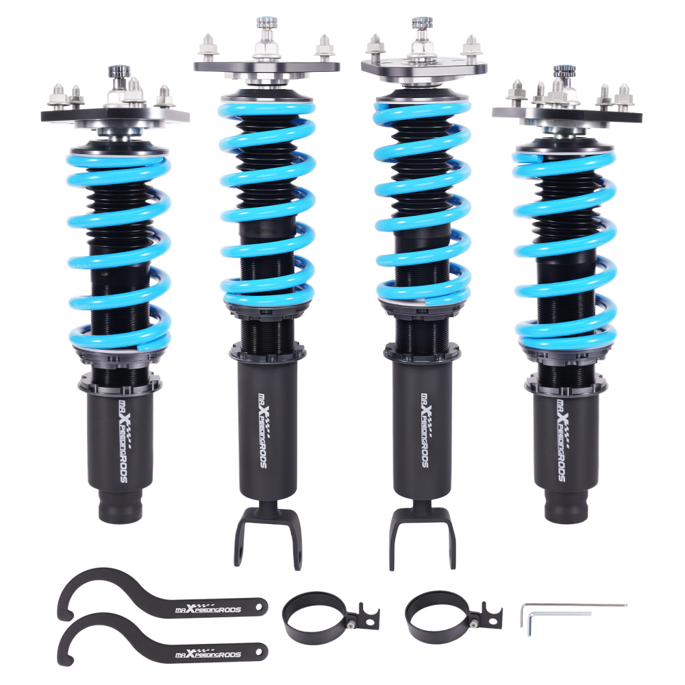 MaXpeedingrods Damper Height Adjustable Coil Spring Shock Absorber Compatible For Honda Prelude 1992-2001 Lowering Kit
