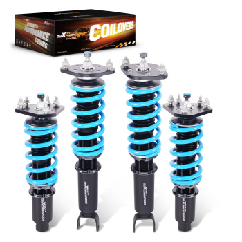 MaXpeedingrods Damper Height Adjustable Coil Spring Shock Absorber Compatible For Honda Prelude 1992-2001 Lowering Kit