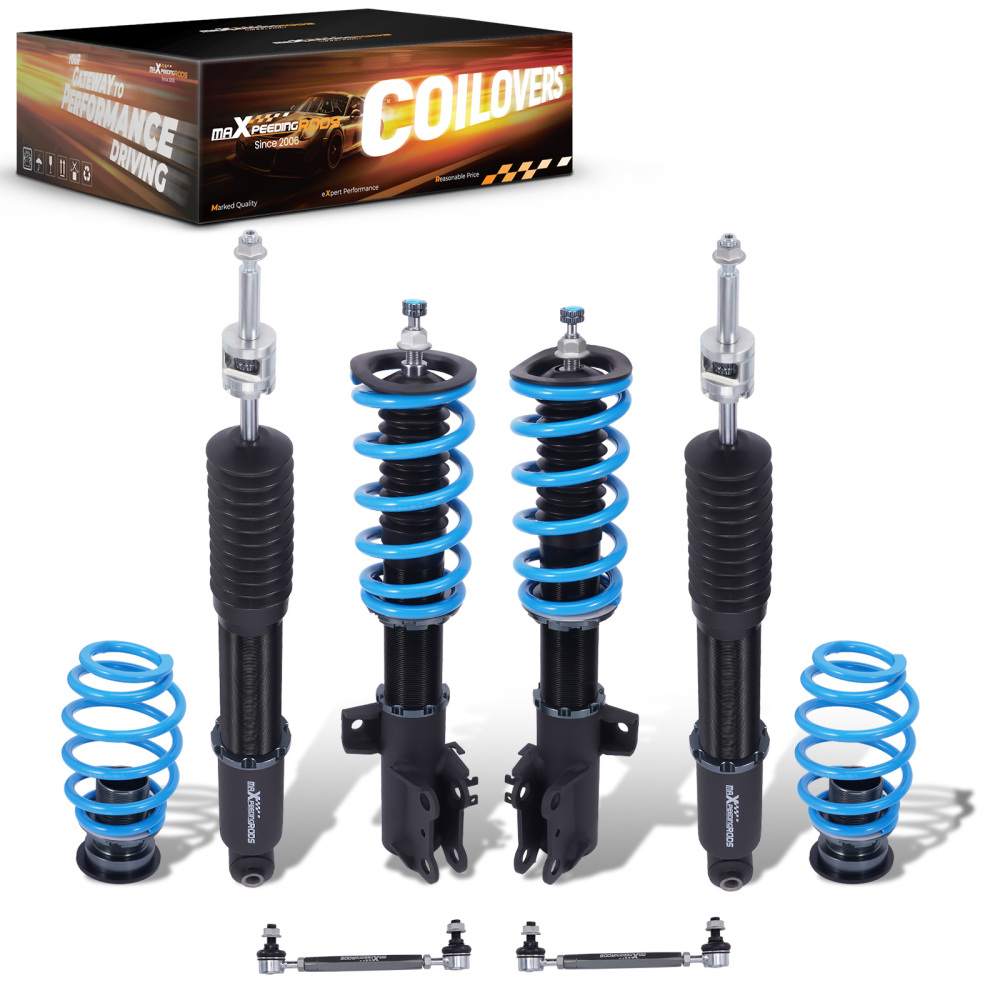 Damping Adjustable Coilovers Shock Struts Kit compatible for Chevrolet Sonic T300 12-20