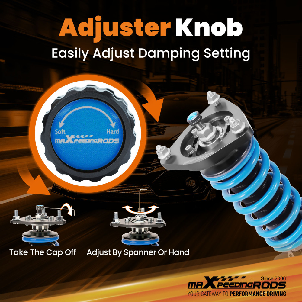 24 Level Damper Coilovers Struts Springs Kit compatible for Hyundai Sonata 2011-2014