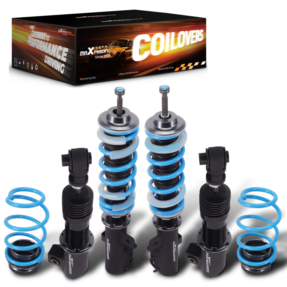 MaXpeedingrods T6 Coilovers 24 Way Adjustable Damper Struts compatible for Kia Soul 10-13
