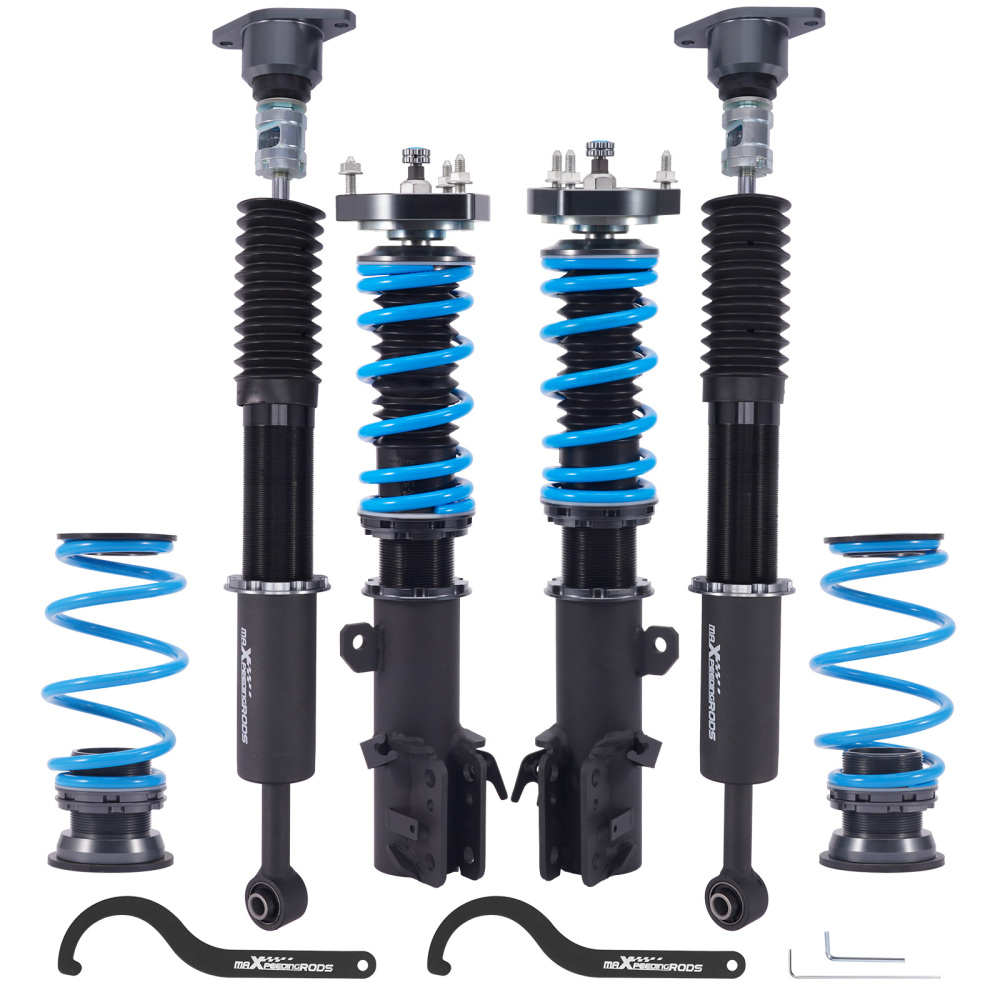 MaXpeedingrods T6 Coilover 24 Level Damper Shock compatible for Ford Fiesta ST 2014-2018