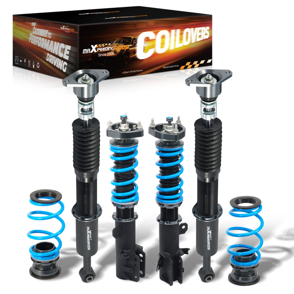 MaXpeedingrods T6 Coilover 24 Level Damper Shock compatible for Ford Fiesta ST 2014-2018