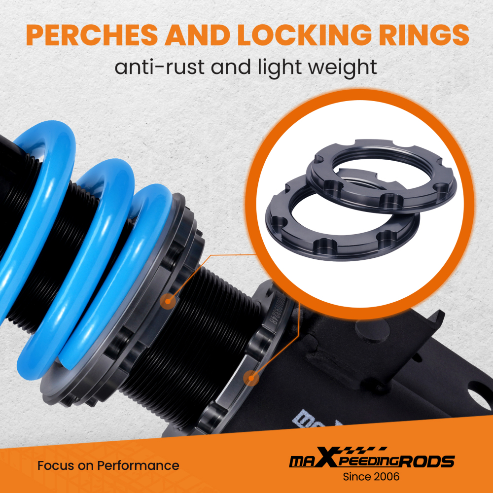 24 Ways Adjustable Damper Coilover compatible for Toyota 86Subaru BRZ ZN6 ZC6 2012-2020 Lowering Kit