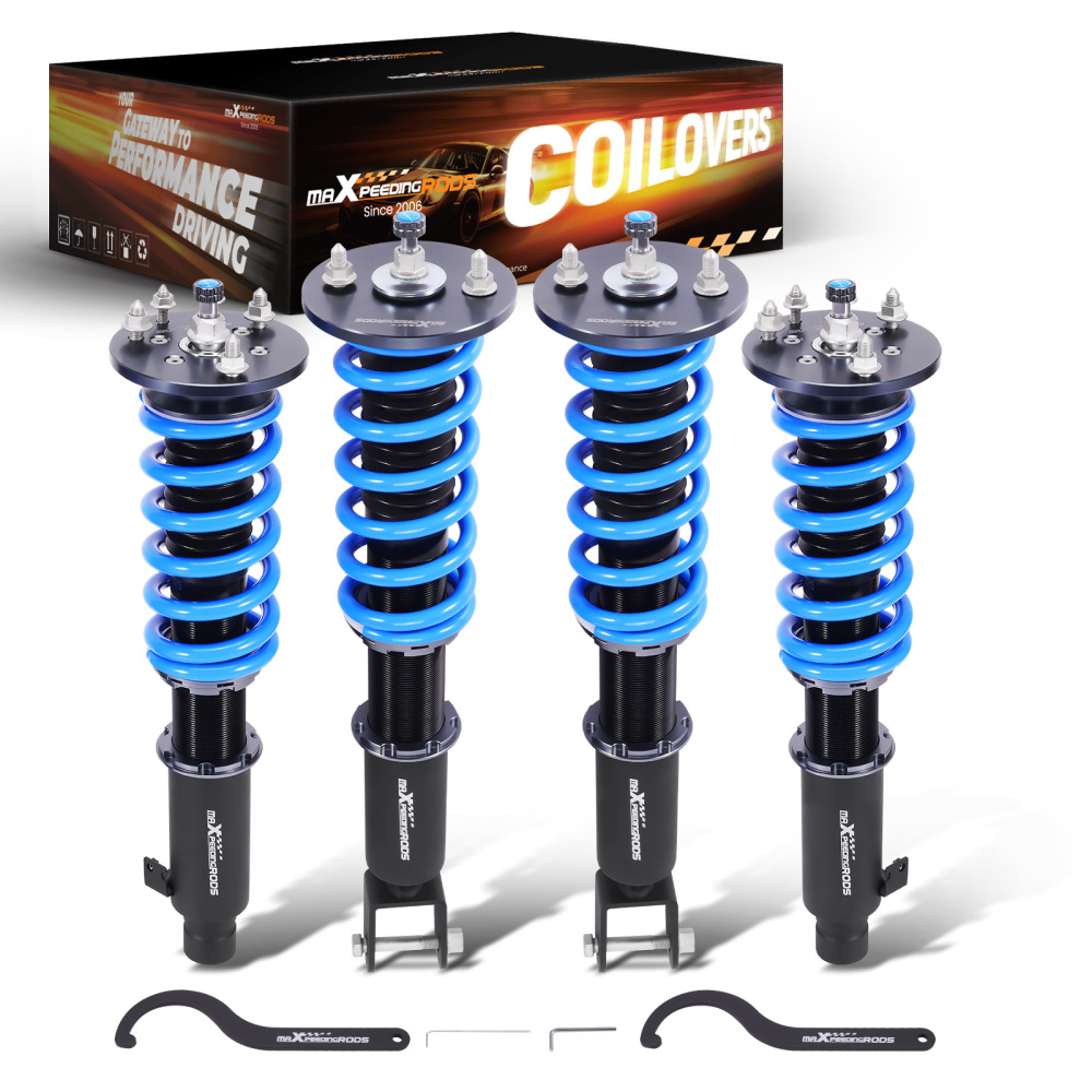 Maxpeedingrods Coilover Lowering Kit Adjustable Damper compatible for Acura TL BASE 2009-14