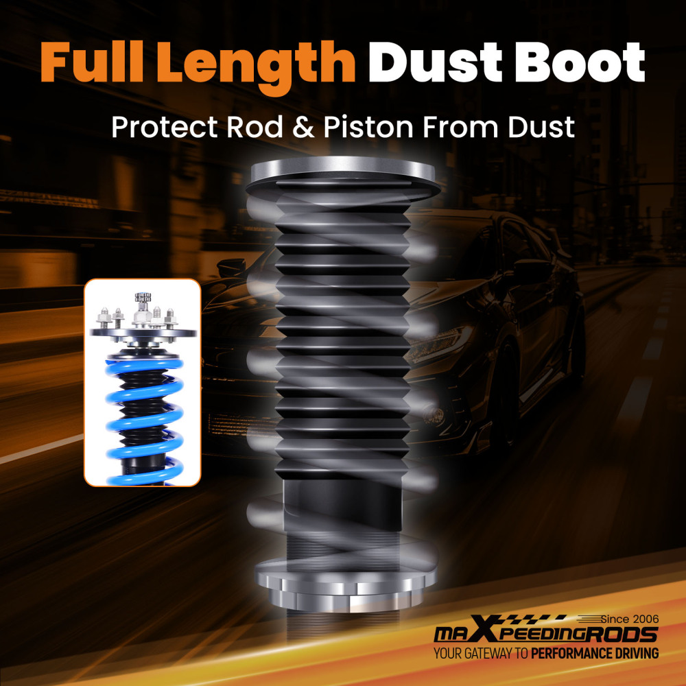 Maxpeedingrods Coilover Lowering Kit Adjustable Damper compatible for Acura TL BASE 2009-14