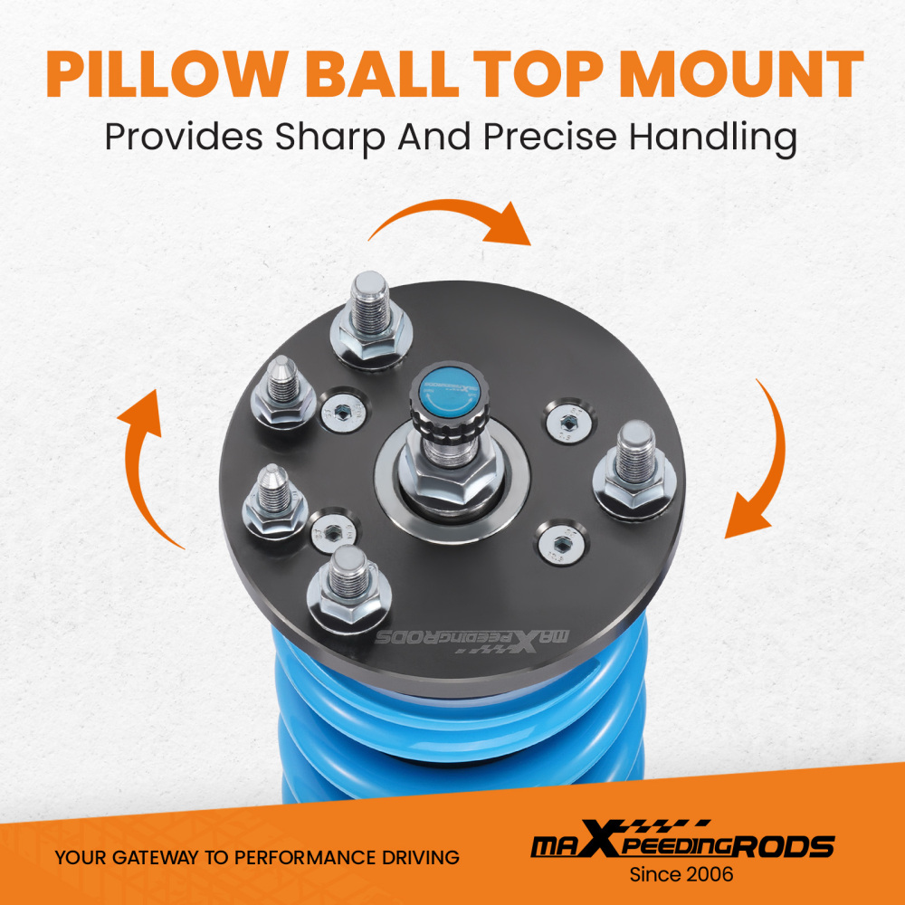 MaXpeedingrods 24 Level Damper Coilovers Suspension Kit compatible for Acura TSX CL9 04-08