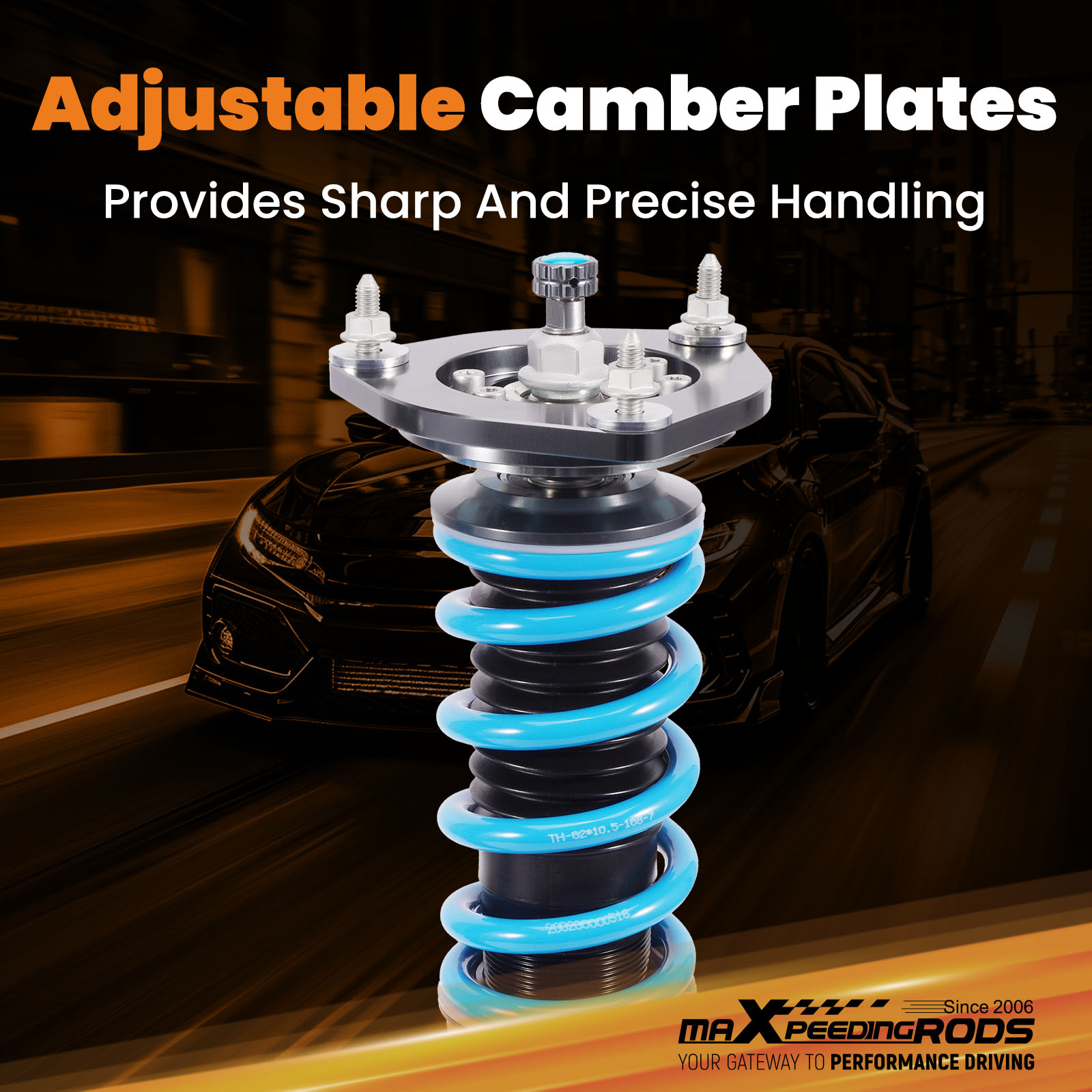 24 Level Adjustable Coilovers Lowering Suspension compatible for