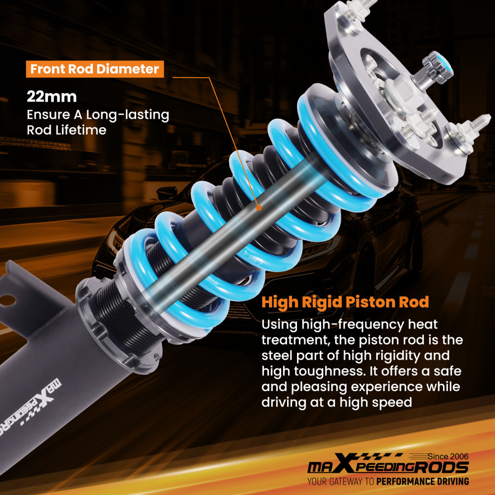MaXpeedingrods T6 COILOVER SUSPENSION KIT compatible for AUDI TT / TT QUATTRO (8J) 08-14