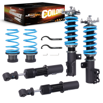 MaXpeedingrods T6 24 Level Coilovers Lowering Kit compatible for Hyundai Veloster 2012-2018