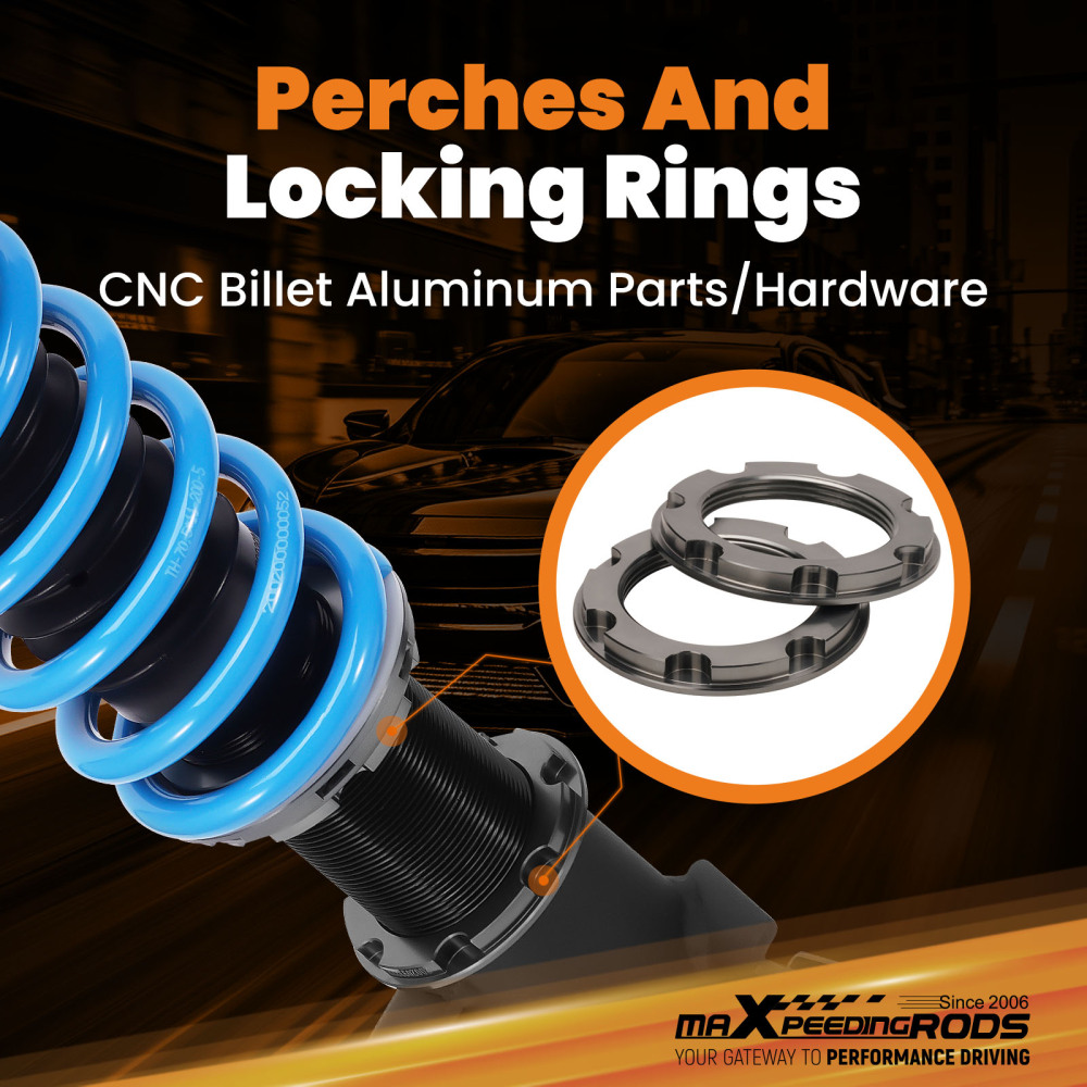 MaXpeedingrods Racing Adjustable Coilovers Shocks Kit compatible for Hyundai Elantra 17-20