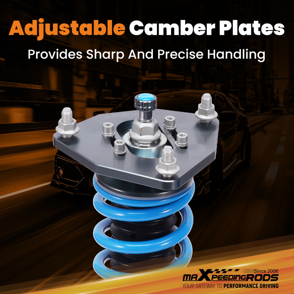 MaXpeedingrods Racing Adjustable Coilovers Shocks Kit compatible for Hyundai Elantra 17-20