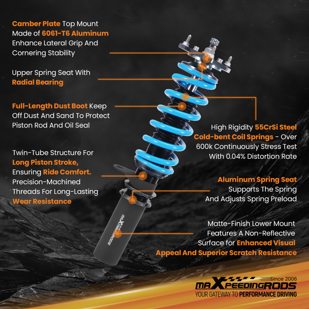 T6 Coilovers compatible for Holden Commodore VN VP 1988-1993