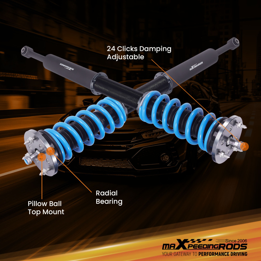 MaXpeedingrods T6 Coilovers Shock Kit compatible for Mercedes S-Class W220 S500 2WD 00-06