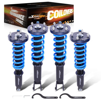 Adjustable Coilovers Suspension Shocks compatible for JAGUAR XJ8 XJR 2003-2009 X350 X358