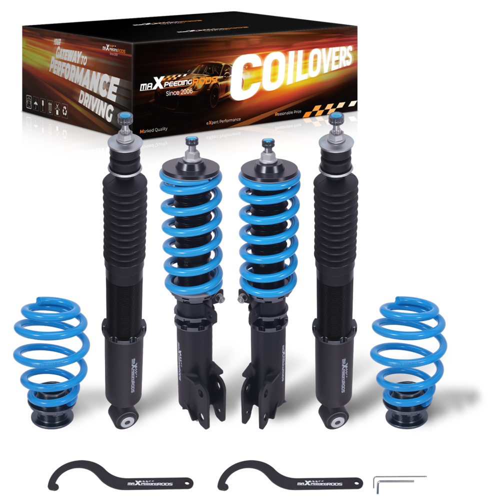MaXpeedingrods T6 Coilover Lowering Kit Damper Adjustable compatible for Toyota Yaris 13-19