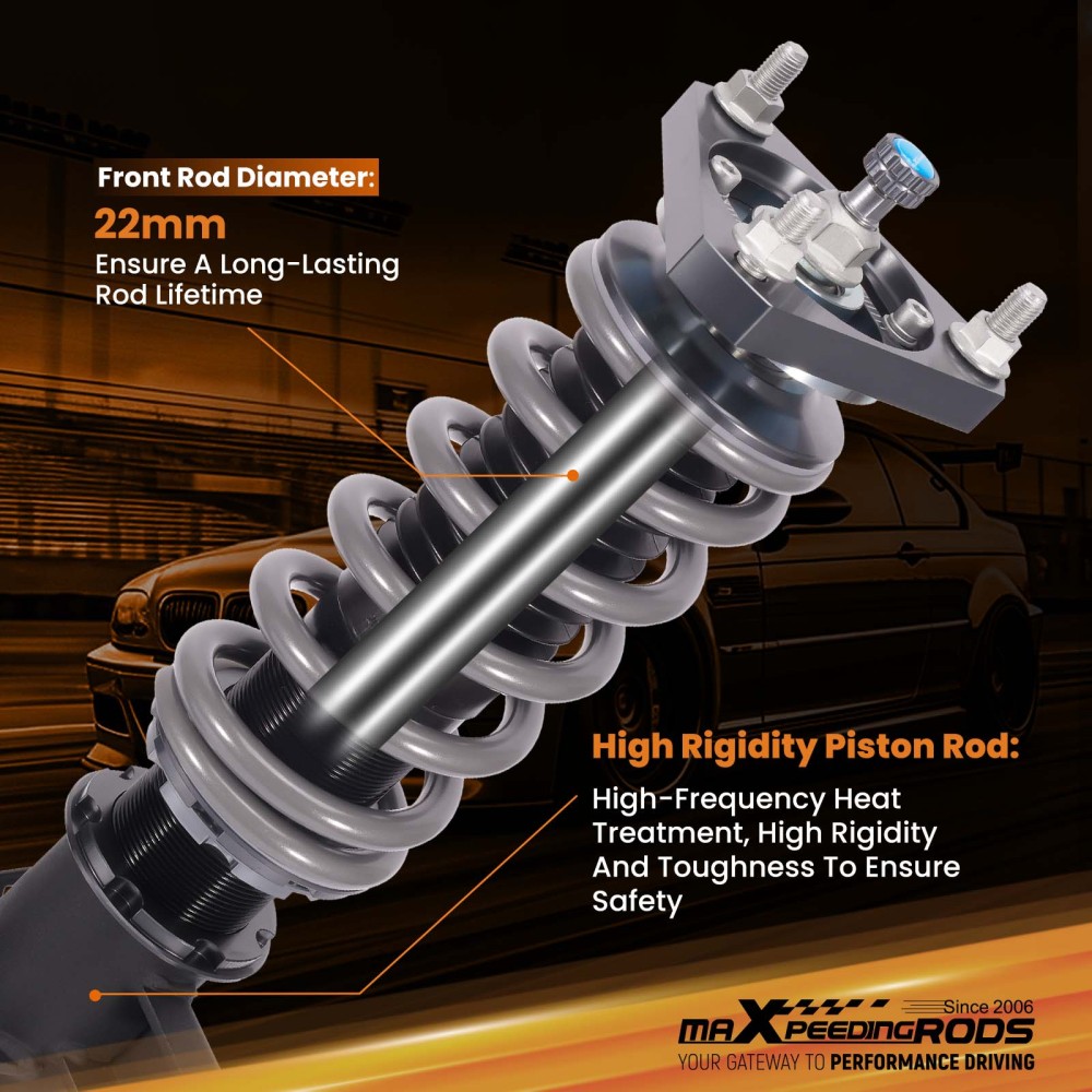 MaXpeedingrods T7 Coilovers Lowering Kit compatible for Honda Civic 2012 2013 2014 2015
