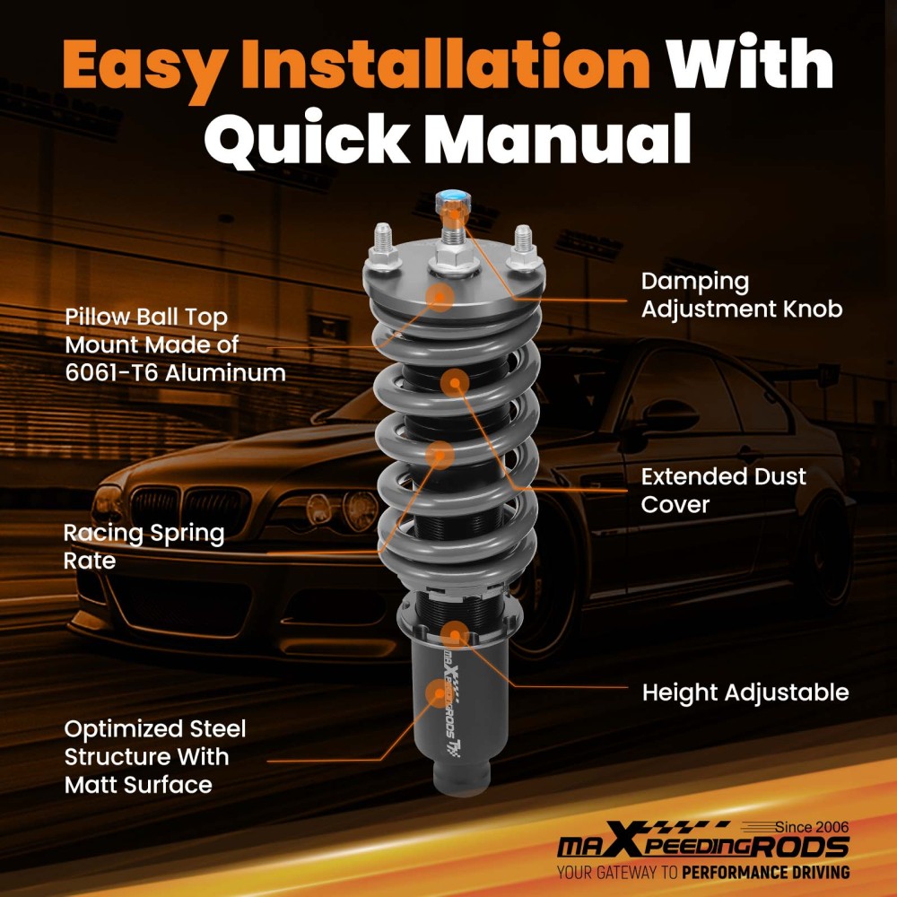 24 Ways Damping Coilover compatible for Honda Civic EC ED EE EF EG EH EJ EK 1988-00