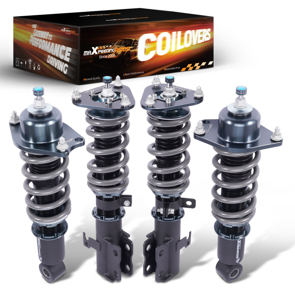 MaXpeedingrods T7 Coilovers Kit w/24 Way Adjustable compatible for Toyota Corolla 2003-2008