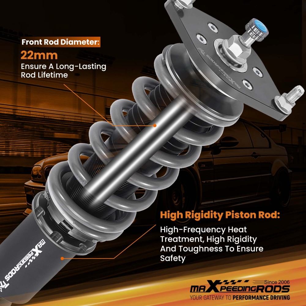 MaXpeedingrods T7 24 Level Coilovers compatible for Subaru Impreza 2008-2014 Suspension Kit Lowering Kit