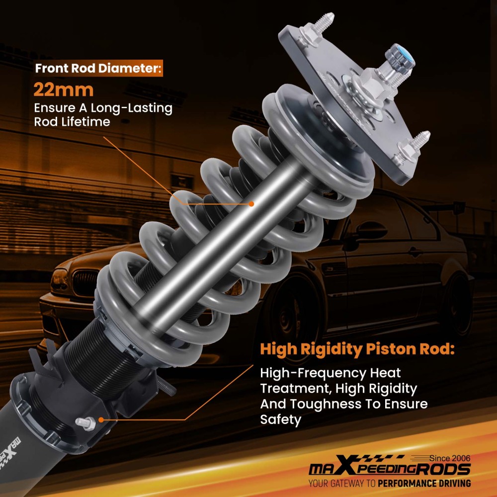 MaXpeedingrods T7 Racing Coilovers Suspension Kit compatible for Infiniti G35 RWD 2003-2006