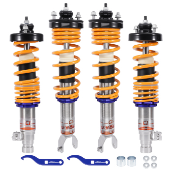 MaXpeedingrods C1 Coilovers Full Stainless-Steel Body compatible for Honda Civic 1992-2000