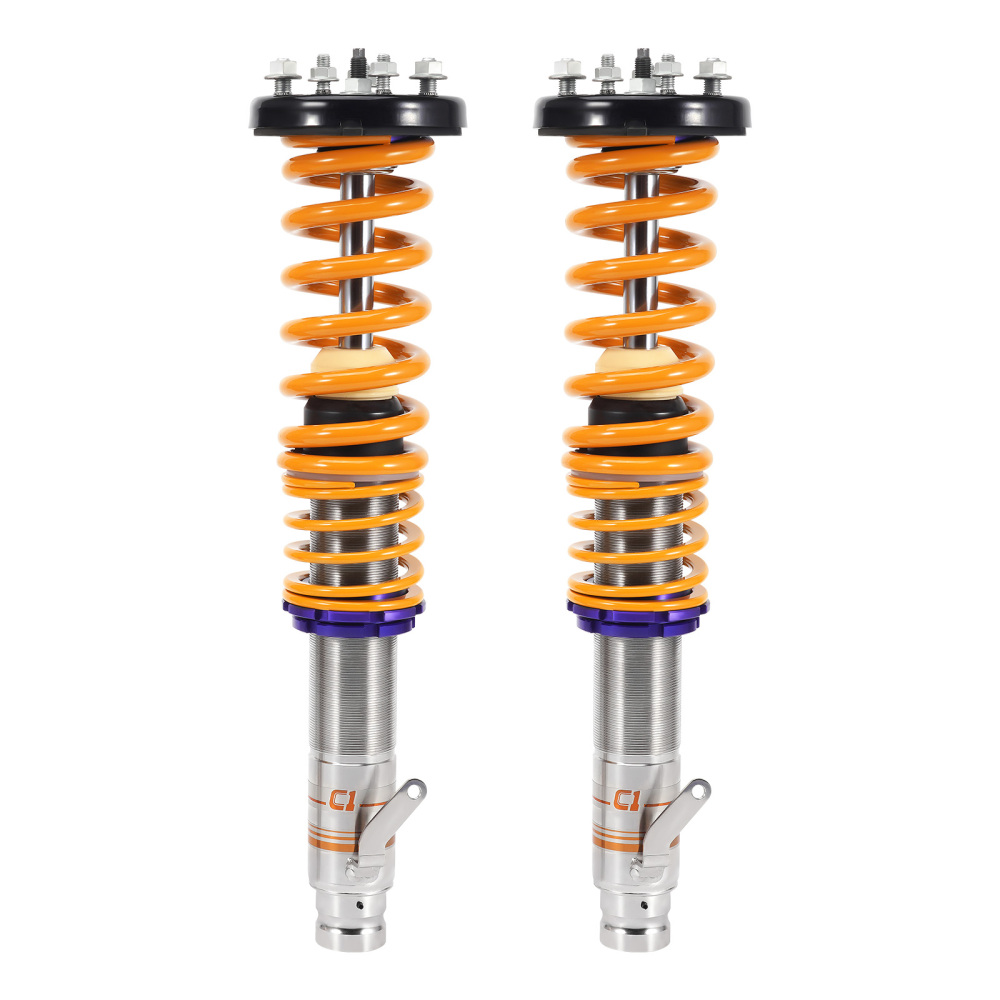 C1 Coilovers compatible for Honda Accord CL CM CN 2003-2007 Stainless Steel