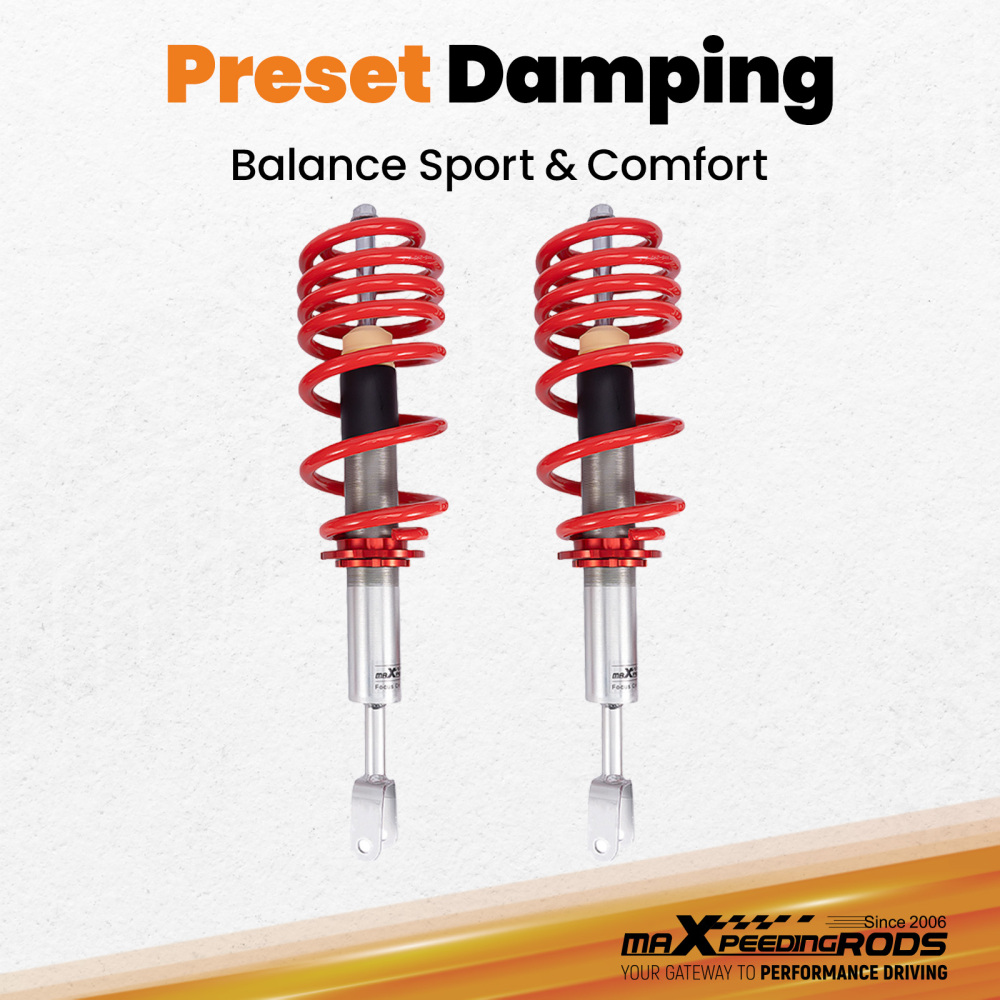 Coilovers Front Suspension compatible for Audi A4 B6 / B7 8E 8H AvantSedan Convertible