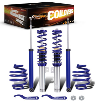 Coilovers/Suspensión roscada compatible para BMW E46 Sedán Convertible Coupe Touring