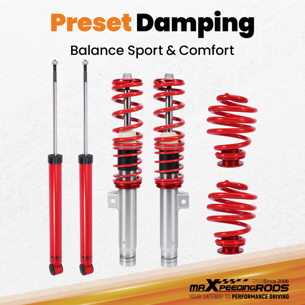 Coilovers compatible for BMW 3 Series E46 Coupe & Saloon 2WD 1998-2006 320 325 328 330 323