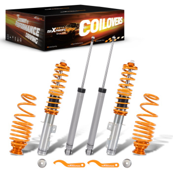 Compatible for Audi TT Coupe Roadster 8N 1.8T 1998 - 2006 Coilover Suspension Kit Coilovers