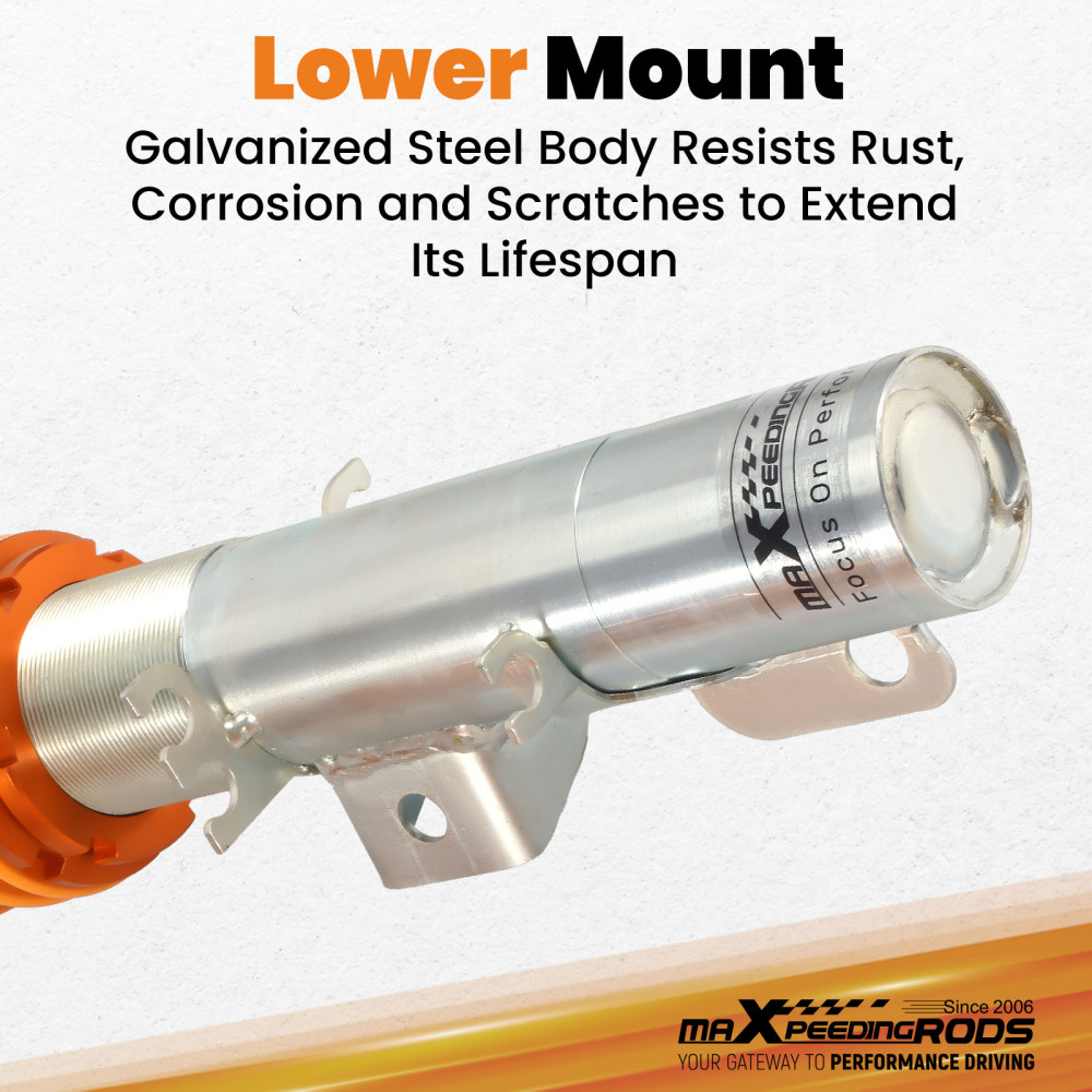 Compatible for Audi TT Coupe Roadster 8N 1.8T 1998 - 2006 Coilover Suspension Kit Coilovers