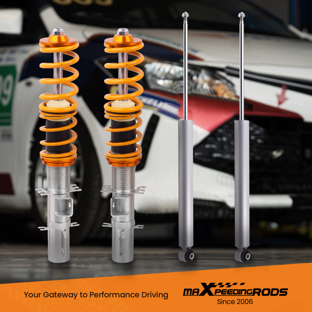 Suspensión tuning Amortiguadores compatible para Audi TT 8N 1998-2006 8N3 8N9 compatible para Seat 1M1