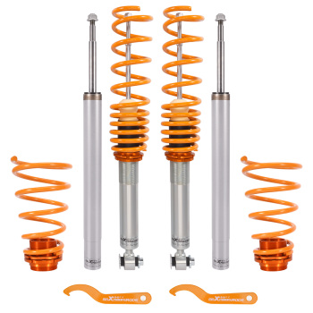 Compatibile per BMW Serie 5 E34 Saloon 520i 524 Ammortizzatore Absorber Struts Coilovers Kit Lowering Kit
