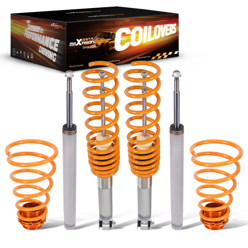 Compatibile per BMW Serie 5 E34 Saloon 520i 524 Ammortizzatore Absorber Struts Coilovers Kit Lowering Kit