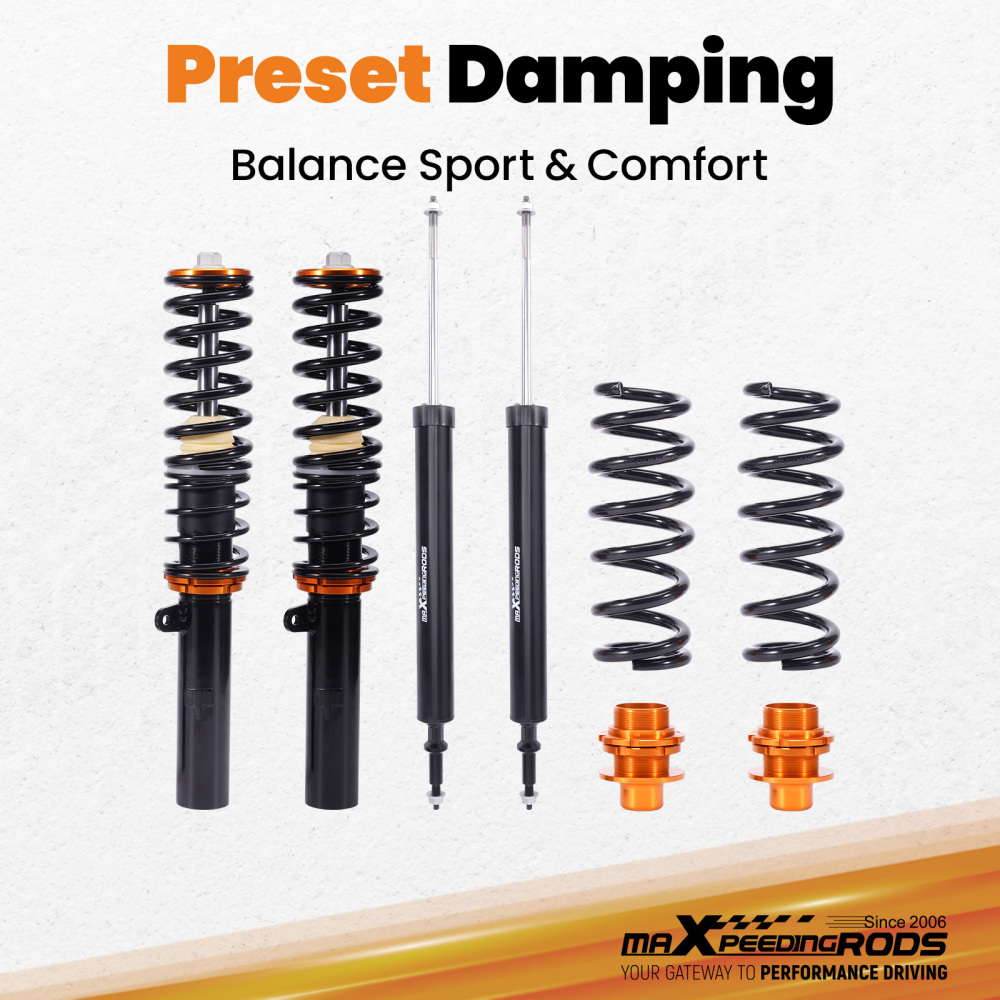 Coilovers Suspension Kit compatible for BMW 1 Series E82 Coupe E88 Convertible 2007-2013