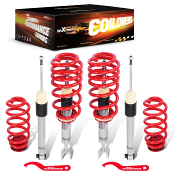 Coilovers compatible for Seat Exeo ST Estate 2008-2013 Adjustable Suspension Lowering Kit