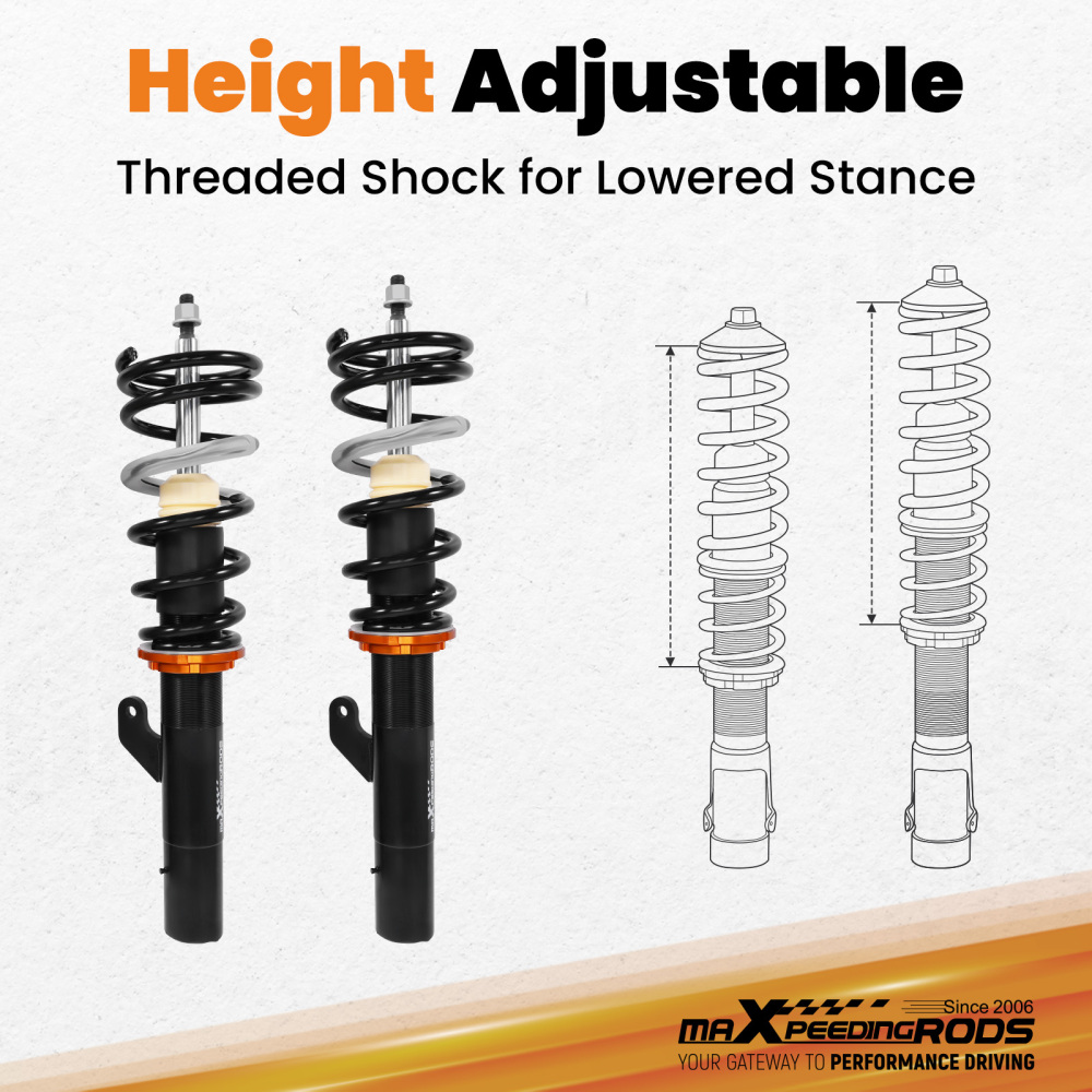 Coilovers Suspension Kit compatible for BMW 3 Series F30 F80 316 318 320 328 330 335 340