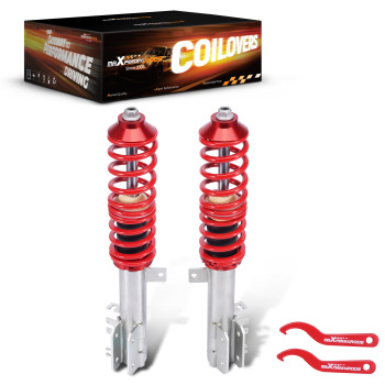 Front Coilovers compatible for Fiat 500 Hatchback Cabriolet inc compatible for Abarth 2007-2021
