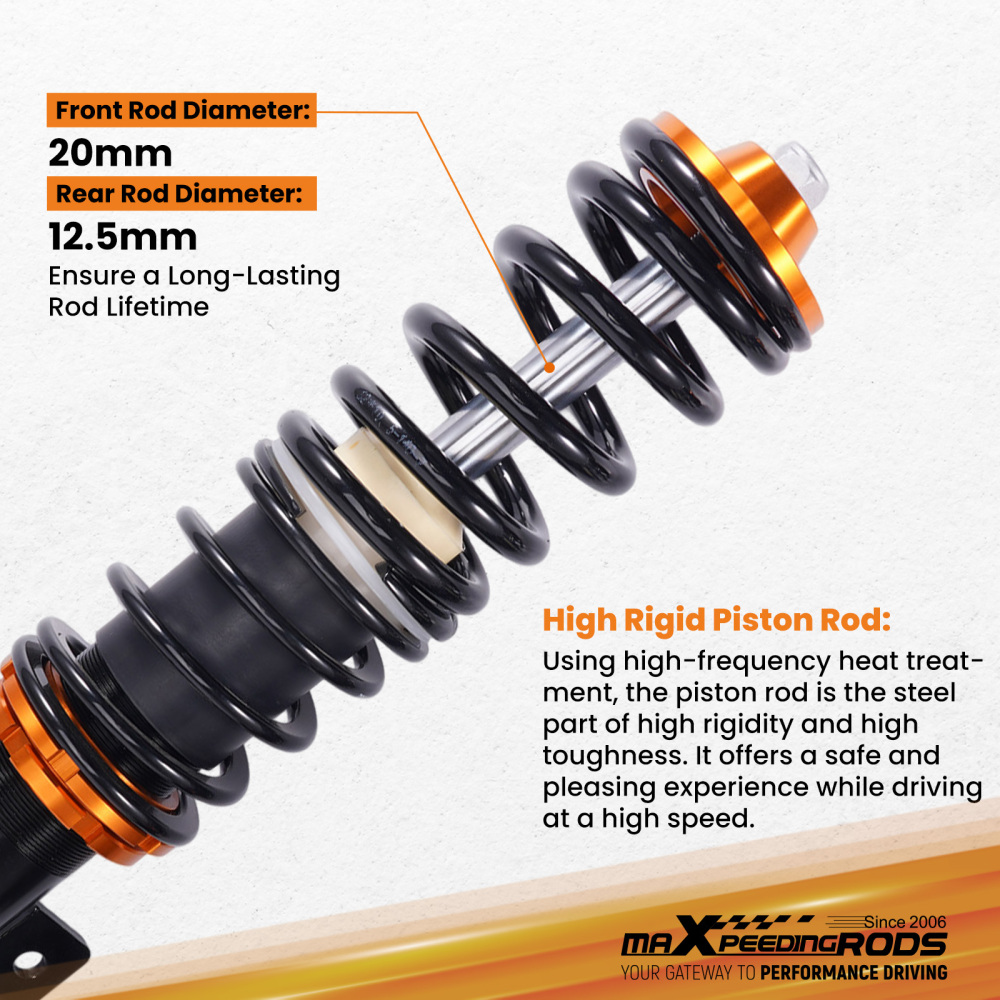 Coilover compatible for Mazda 121 III 1995-2002 JASM,JBSM Suspension Lowering Kit