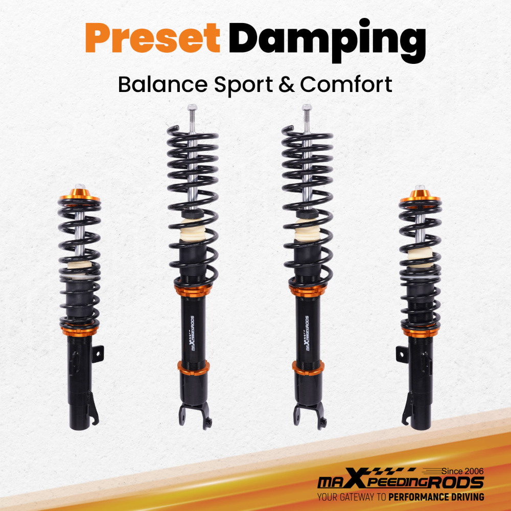 Coilover compatible for Mazda 121 III 1995-2002 JASM,JBSM Suspension Lowering Kit