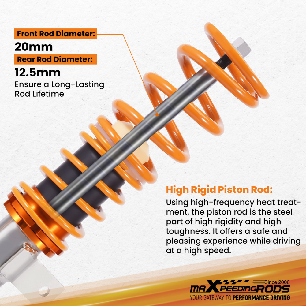 Coilovers Spring Struts compatible for Volvo Compatible for Ford Full Set Shocks Suspension 2003-2010