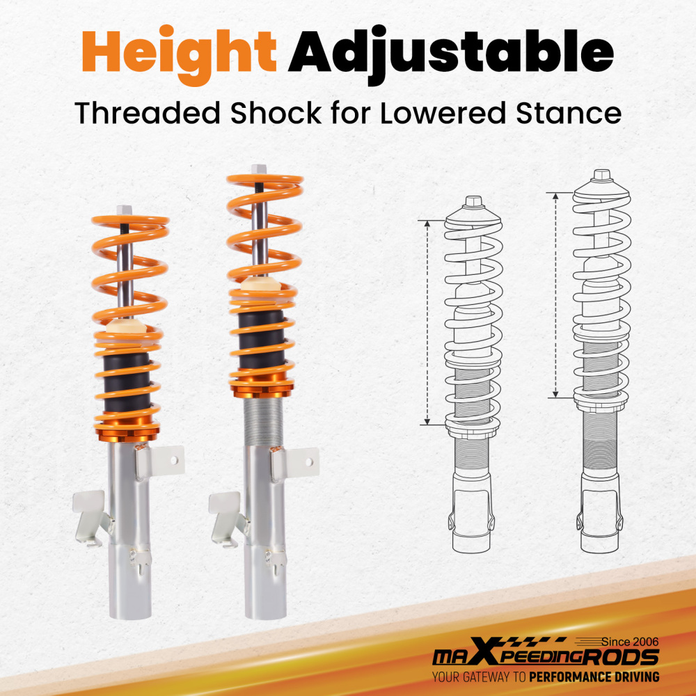Coilovers Spring Struts compatible for Volvo Compatible for Ford Full Set Shocks Suspension 2003-2010