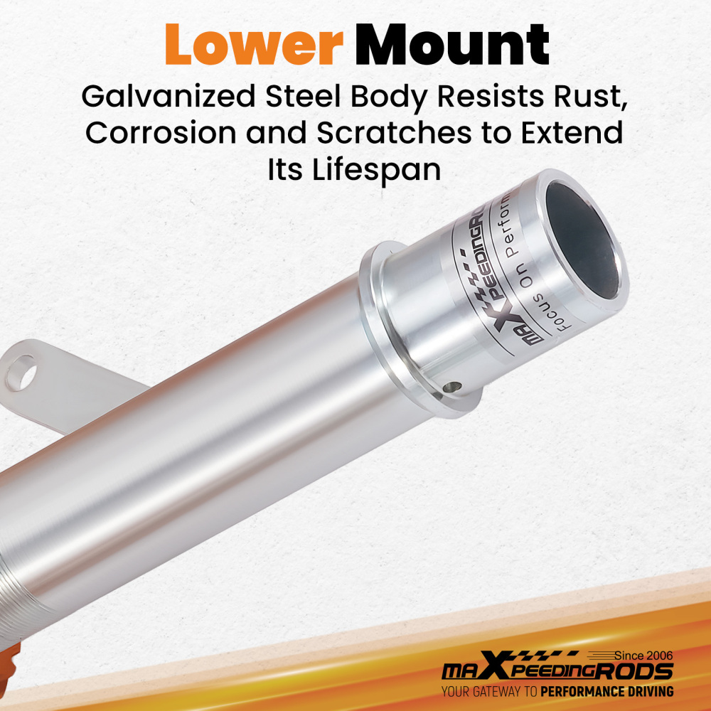 Kit Amortisseurs Suspensions Combine Filete compatible pour VW Golf 7 Audi A3 8V 2015 a 2019