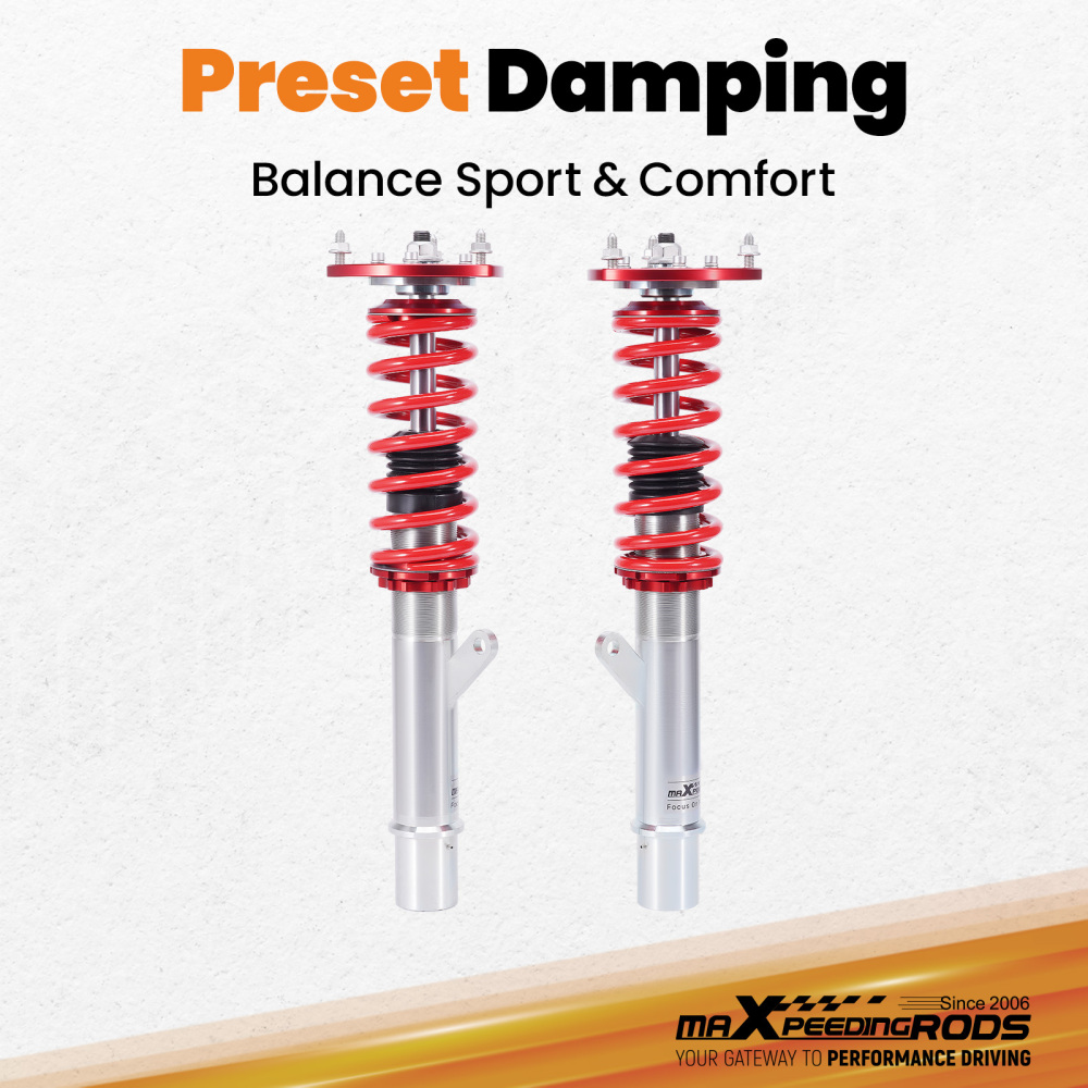 Front Coilovers Kit compatible for VW Golf Mk7 2.0TSi GTD Hatchback 5G compatible for Audi A3 8V S3
