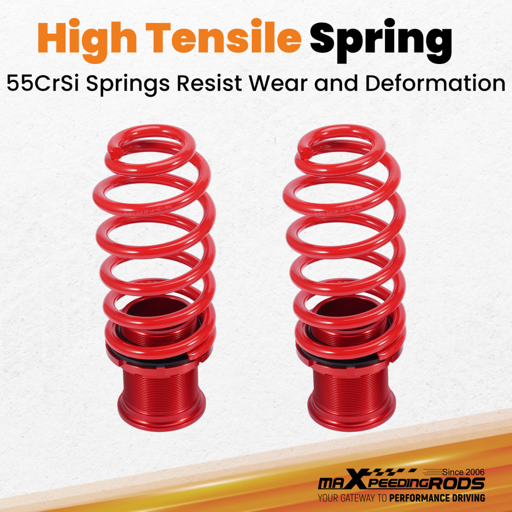 Rear Coilovers Lowering Kit compatible for VW Golf MK7 5G compatible for Audi A3 8V S3 2013-2020