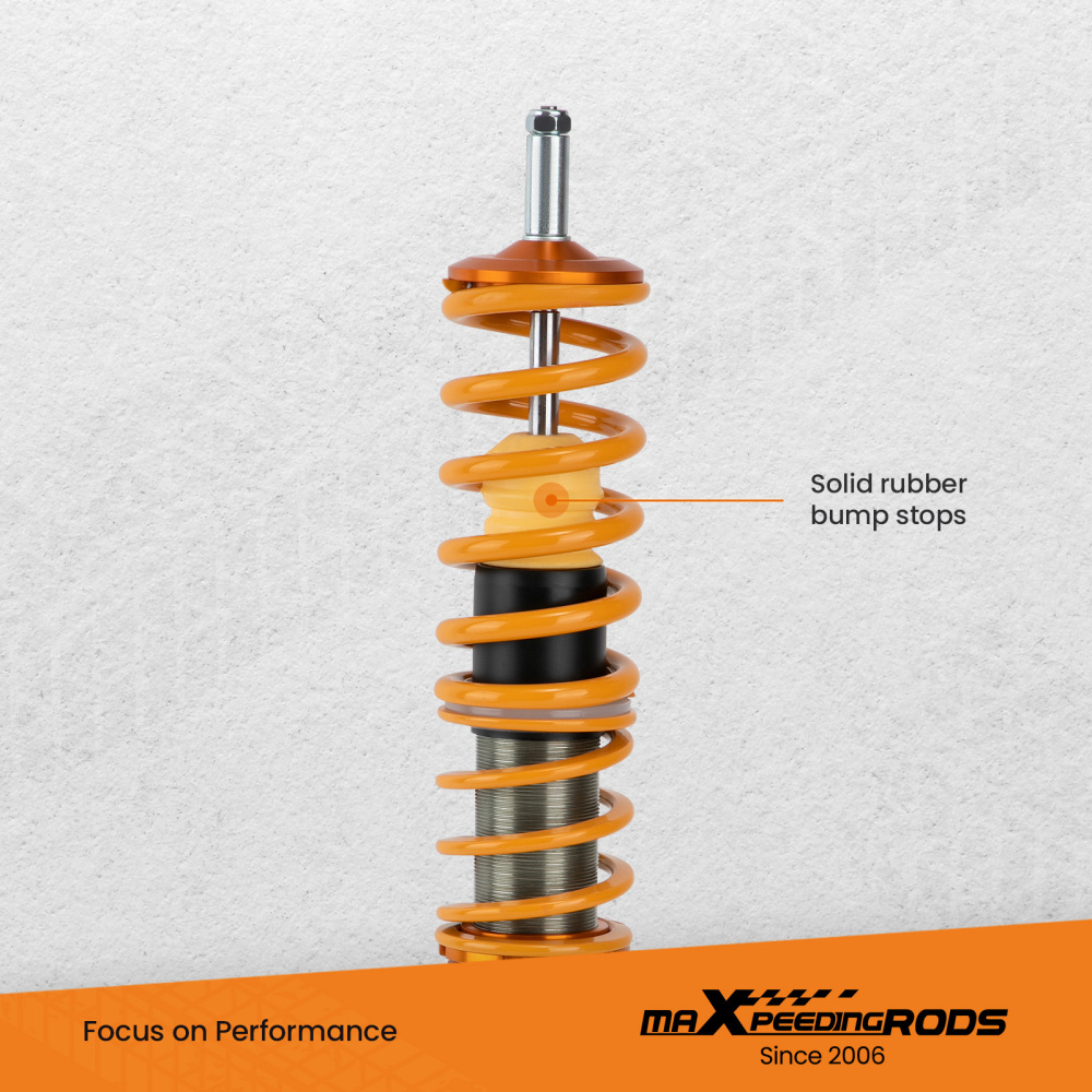 Compatible for VW Volkswagen Golf MK1 Adjustable Height Shock Absorber Full Coilover Suspension lowering kit